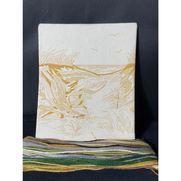 Sunset Stitchery, The Dunes, Vintage Needlepoint, Designed by Andree Palmateer - Picture 2 of 2